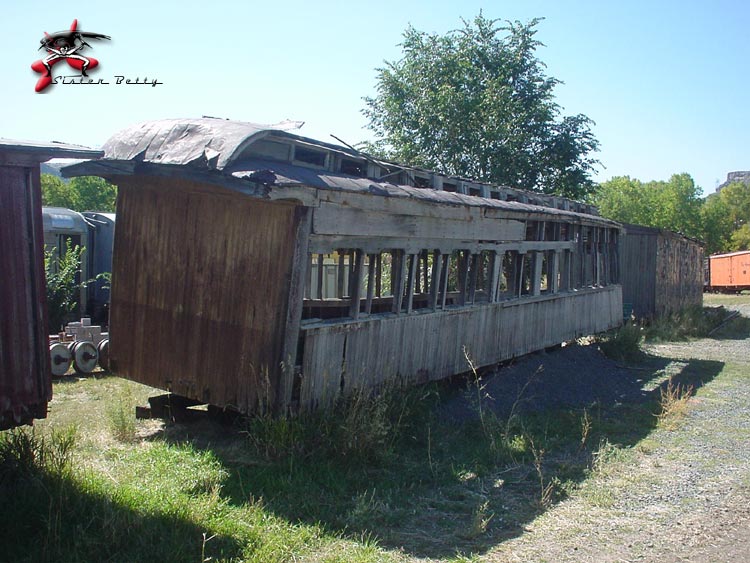 Narrow Guage coach in severe disrepair