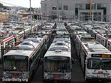 San Francisco Electric Muni Busses - Click for Larger Image